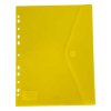 Bronyl documentenvelop A4 transparant geel met perforatierand 99305 402840 - 1