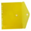 Bronyl documentenvelop A4 transparant geel met perforatierand 99305 402840 - 2