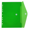 Bronyl documentenvelop A4 transparant groen met perforatierand 99304 402839 - 2