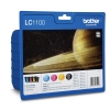 Brother LC-1100VALBP multipack zwart + 3 kleuren (origineel)