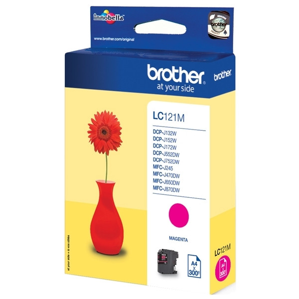 Brother LC-121M inktcartridge magenta (origineel) LC-121M 029118 - 1