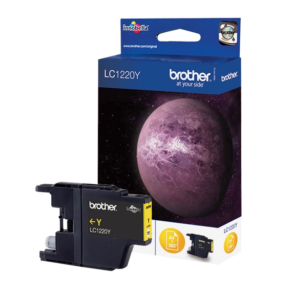 Brother LC-1220Y inktcartridge geel (origineel) LC1220Y 029076 - 1