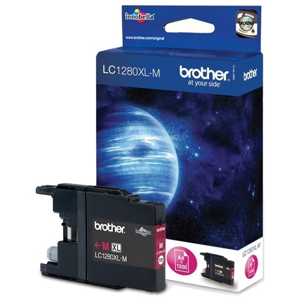 Brother LC-1280XLM inktcartridge magenta hoge capaciteit (origineel) LC1280XLM 900667 - 1