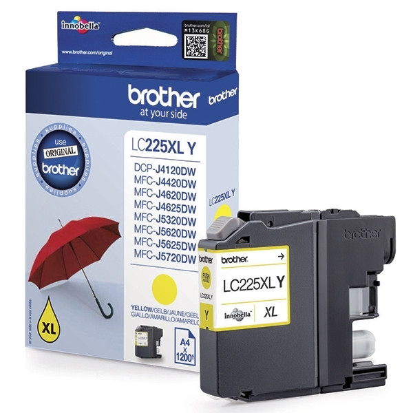 Brother LC-225XLY inktcartridge geel hoge capaciteit (origineel) LC-225XLY 900789 - 1