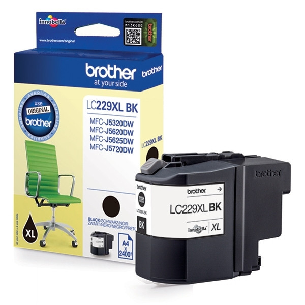 Brother LC-229XLBK inktcartridge zwart extra hoge capaciteit (origineel) LC-229XLBK 900786 - 1