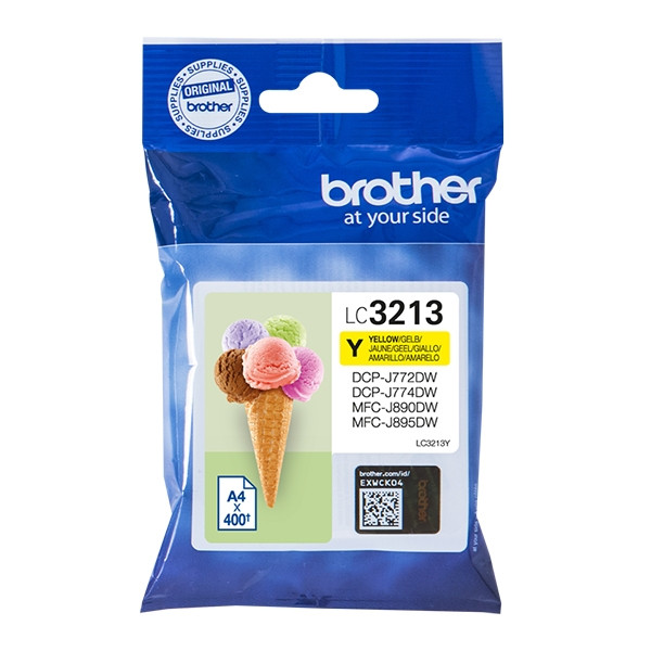 Brother LC-3213Y inktcartridge geel hoge capaciteit (origineel) LC3213Y 902619 - 1