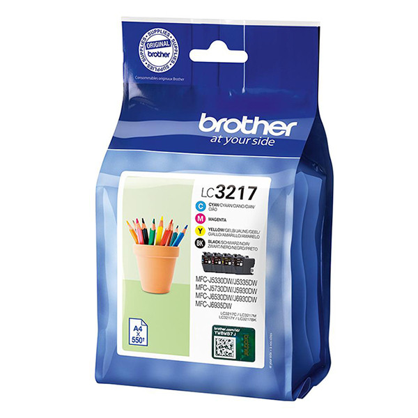 Brother LC-3217 multipack 4 inktcartridges (origineel) LC-3217VAL LC3217VAL 028504 - 1