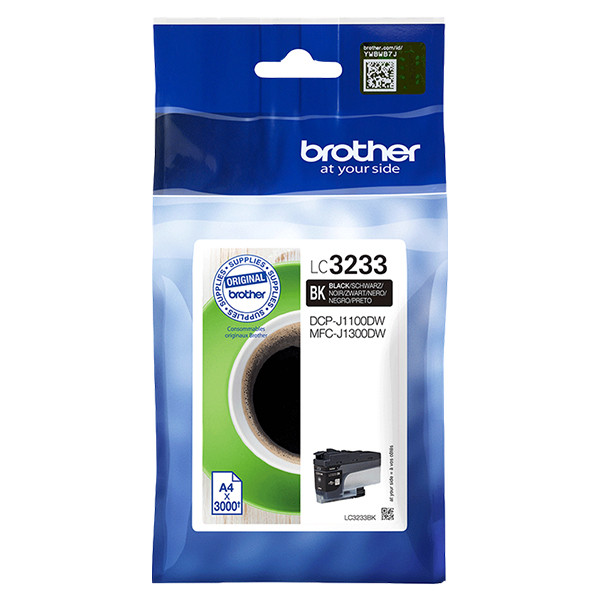 Brother LC-3233BK inktcartridge zwart (origineel) LC3233BK 905371 - 1