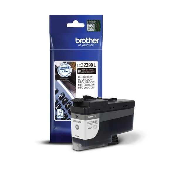 Brother LC-3239XLBK inktcartridge zwart hoge capaciteit (origineel) LC3239XLBK 905974 - 1