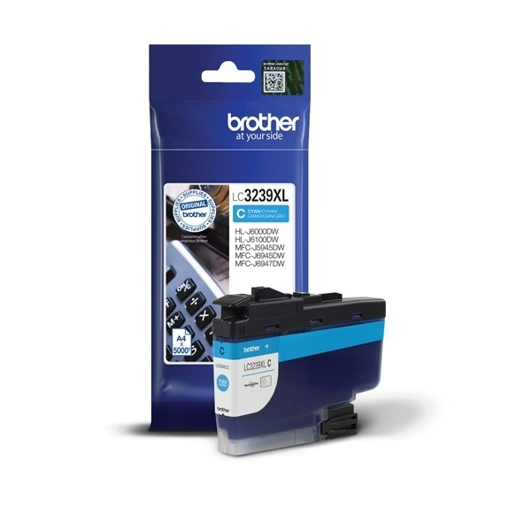 Brother LC-3239XLC inktcartridge cyaan hoge capaciteit (origineel) LC3239XLC 905468 - 1