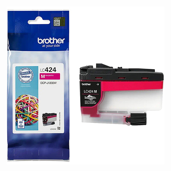 Brother LC-424M inktcartridge magenta (origineel) LC424M 905082 - 1