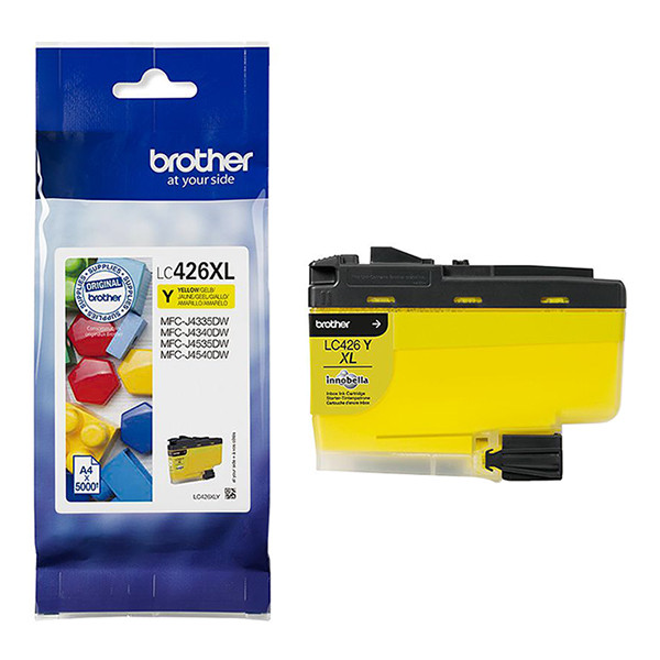 Brother LC-426XLY inktcartridge geel hoge capaciteit (origineel) LC426XLY 905086 - 1