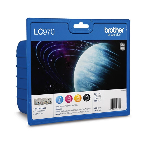 Brother LC-970VALBP multipack 4 inktcartridges (origineel) LC-970VALBP 028840 - 1