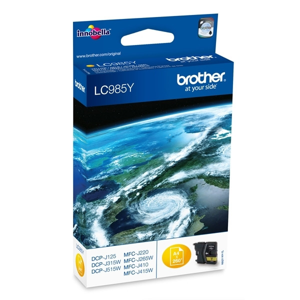 Brother LC-985Y inktcartridge geel (origineel) LC985Y 028336 - 1