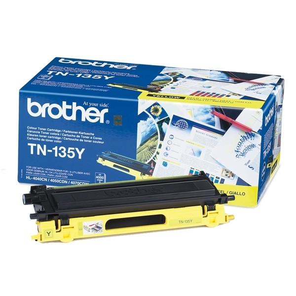 Brother TN-135Y toner geel hoge capaciteit (origineel) TN135Y 029280 - 1