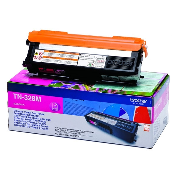 Brother TN-328M toner magenta extra hoge capaciteit (origineel) TN328M 029206 - 1