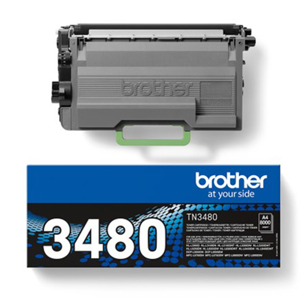 Brother TN-3480 toner zwart hoge capaciteit (origineel) TN-3480 902736 - 1