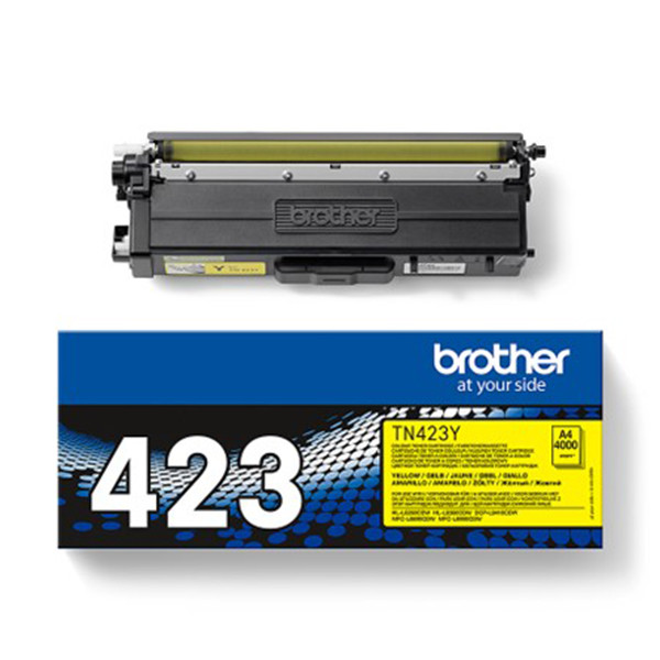 Brother TN-423Y toner geel hoge capaciteit (origineel) TN423Y 902768 - 1