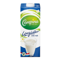 Campina langlekker volle melk 1 liter (12 stuks)