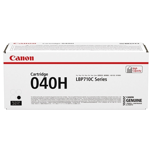 Canon 040H BK toner zwart hoge capaciteit (origineel) 0461C001 017280 - 1