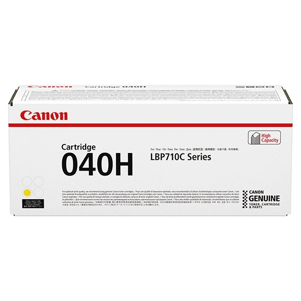 Canon 040H Y toner geel hoge capaciteit (origineel) 0455C001 017292 - 1