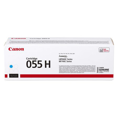 Canon 055H C toner cyaan hoge capaciteit (origineel) 3019C002 903215 - 1