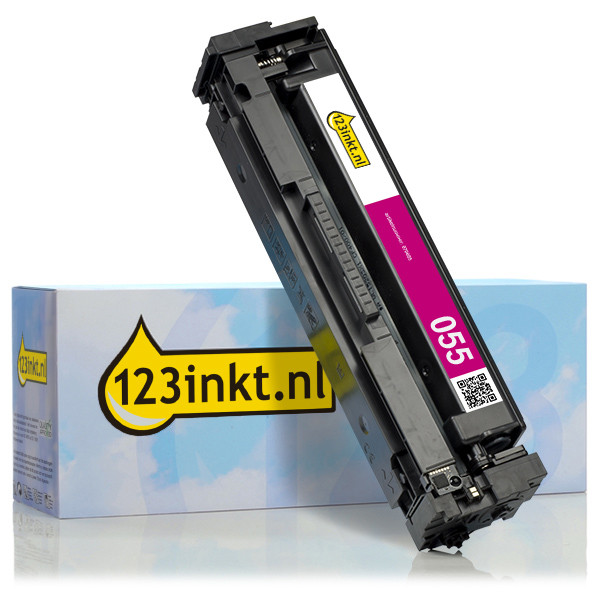 Canon 055 M toner magenta (123inkt huismerk) 3014C002C 070047 - 1