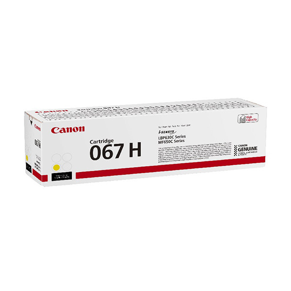 Canon 067H Y toner geel hoge capaciteit (origineel) 5103C002 905540 - 1