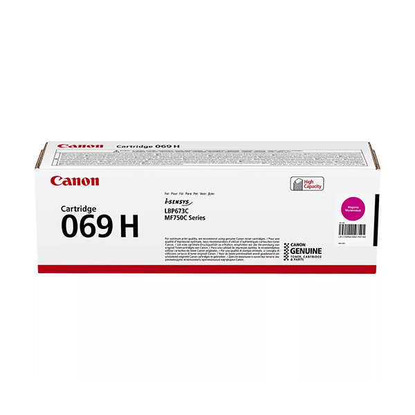 Canon 069H M toner magenta hoge capaciteit (origineel) 5096C002 070140 - 1