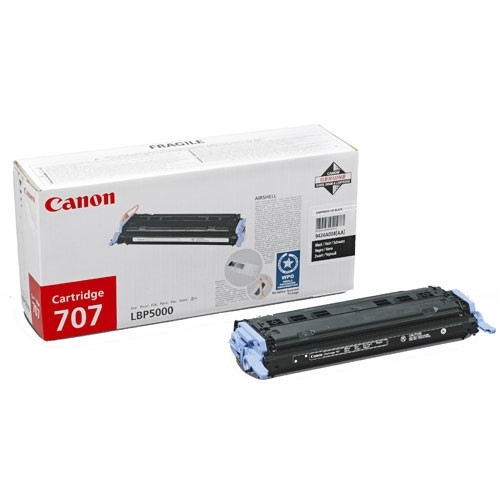 Canon 707 BK toner zwart (origineel) 9424A004AA 071462 - 1