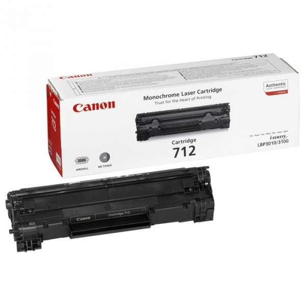 Canon 712 BK toner zwart (origineel) 1870B002AA 070912 - 1