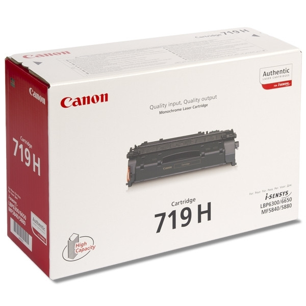 Canon 719H toner zwart hoge capaciteit (origineel) 3480B002AA 070802 - 1