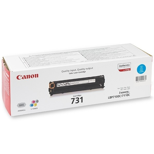 Canon 731C toner cyaan (origineel) 6271B002 901741 - 1