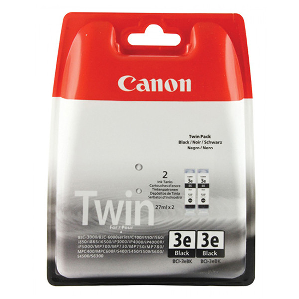 Canon BCI-3eBK multipack (origineel) 4479A287 4479A298 651011 - 1