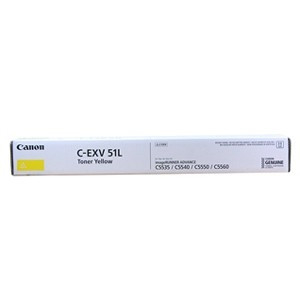 Canon C-EXV 51L Y toner geel lage capaciteit (origineel) 0487C002 017504 - 1