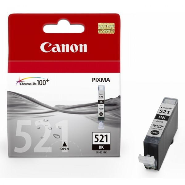 Canon CLI-521BK inktcartridge zwart (origineel) 2933B001 900688 - 1