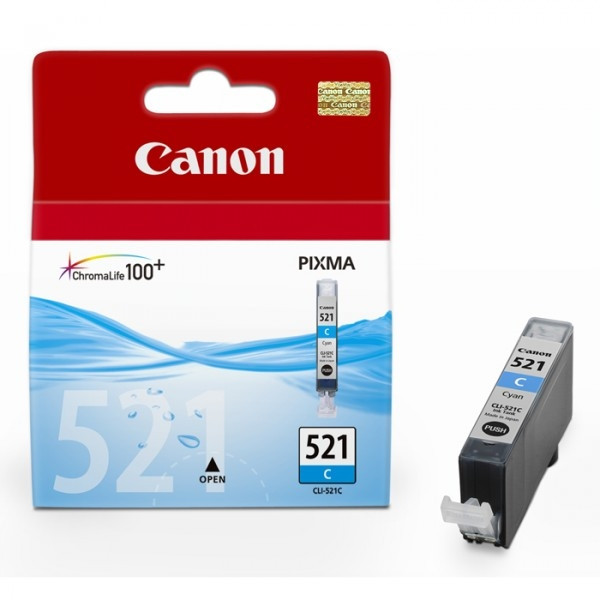 Canon CLI-521C inktcartridge cyaan (origineel) 2934B001 2934B005 018354 - 1