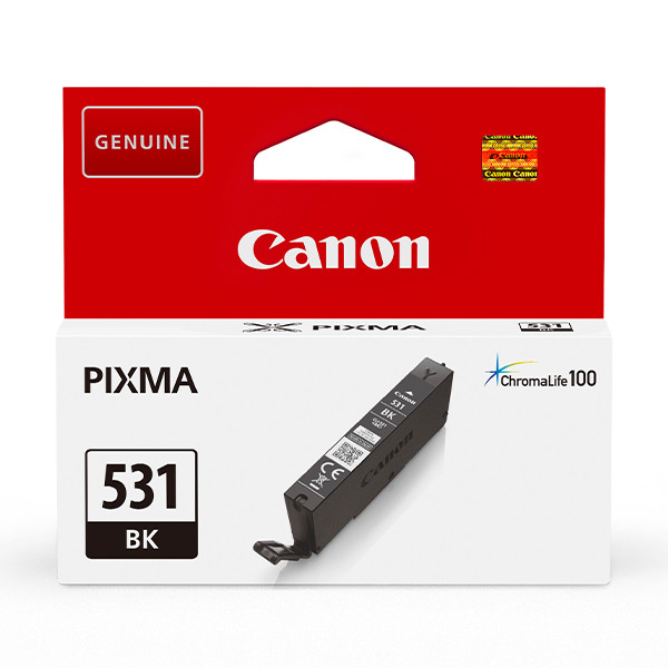 Canon CLI-531BK zwart inktcartridge (origineel) 6118C001 017644 - 1