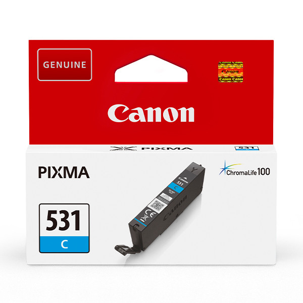 Canon CLI-531C cyaan inktcartridge (origineel) 6119C001 017646 - 1