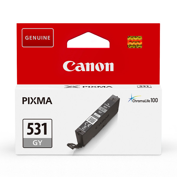 Canon CLI-531GY grijs inktcartridge (origineel) 6122C001 017652 - 1
