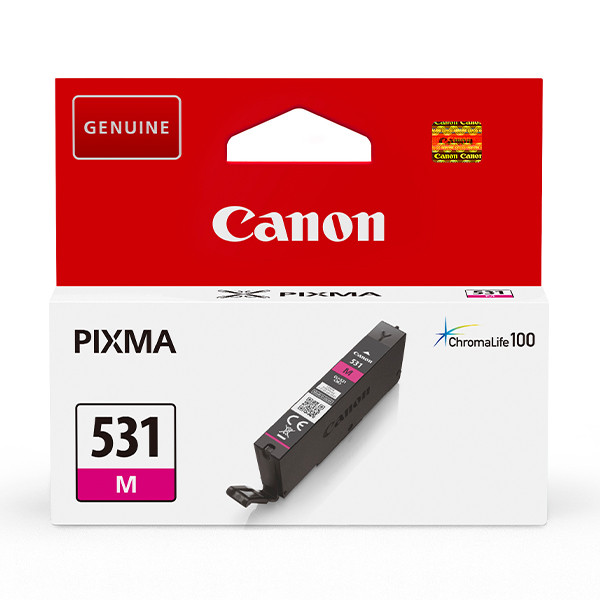 Canon CLI-531M magenta inktcartridge (origineel) 6120C001 017648 - 1