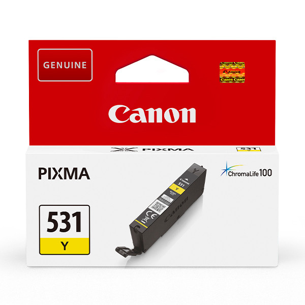 Canon CLI-531Y geel inktcartridge (origineel) 6121C001 017650 - 1