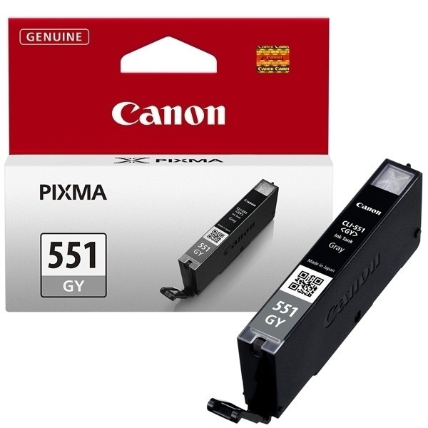 Canon CLI-551GY inktcartridge grijs (origineel) 6512B001 902057 - 1