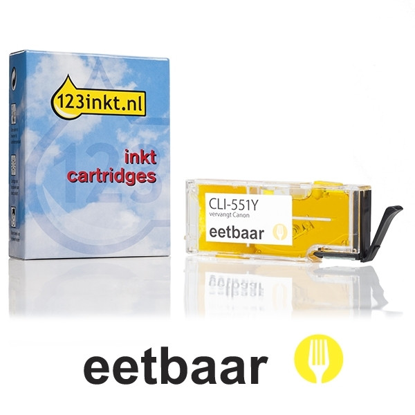 Canon CLI-551Y inktcartridge geel (eetbaar)  199004 - 1