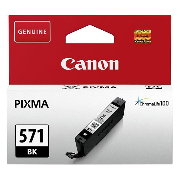 Canon CLI-571BK inktcartridge zwart (origineel) 0385C001 0385C001AA 900675 - 1