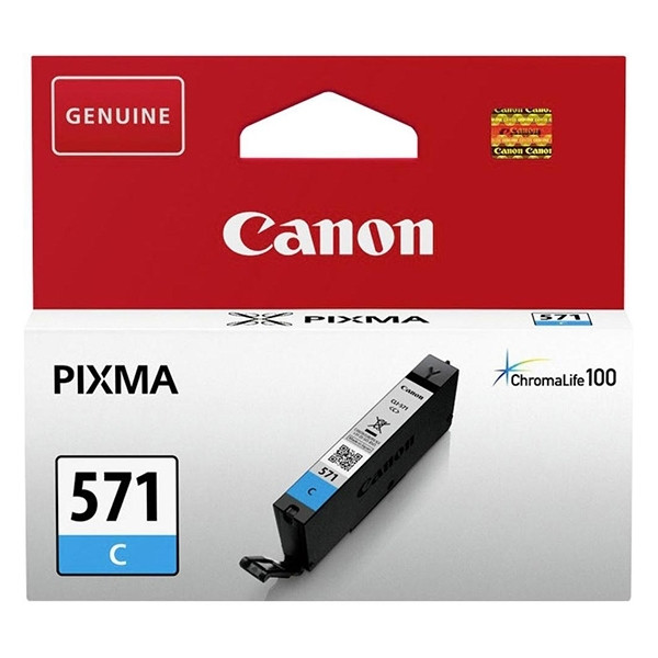 Canon CLI-571C inktcartridge cyaan (origineel) 0386C001AA 900677 - 1