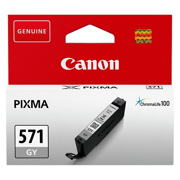 Canon CLI-571GY inktcartridge grijs (origineel) 0389C001AA 902957 - 1