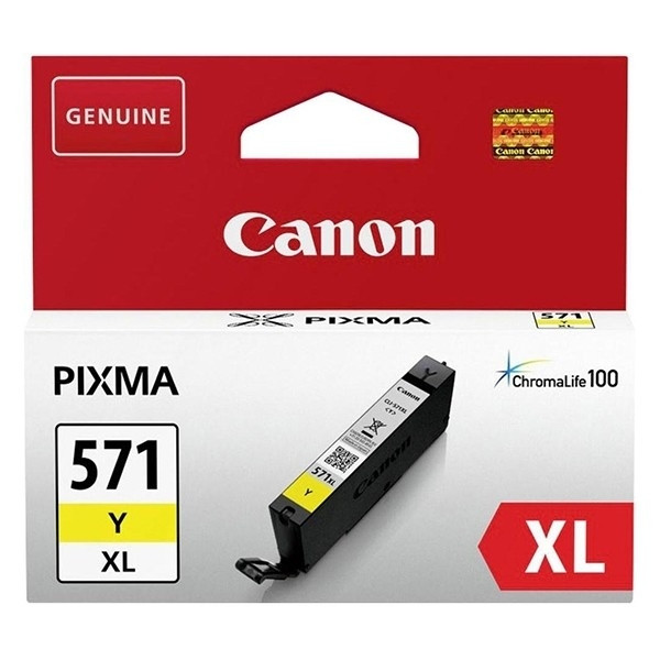 Canon CLI-571Y XL inktcartridge geel hoge capaciteit (origineel) 0334C001AA 901449 - 1