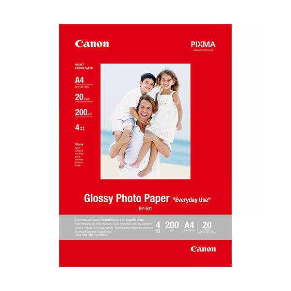 Canon GP-501 glossy photo paper 200 grams A4 (20 vel) 0775B082 154066 - 1