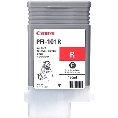 Canon PFI-101R inktcartridge rood (origineel) 0889B001 904138 - 1